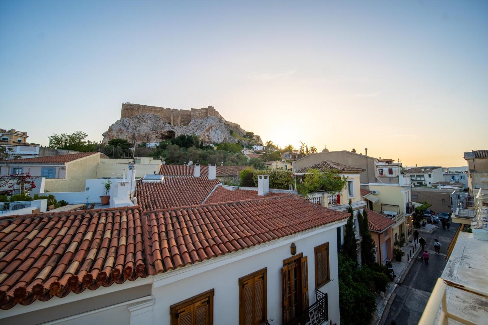 Ferienwohnung Oikia Tripodon Athen Exterior foto