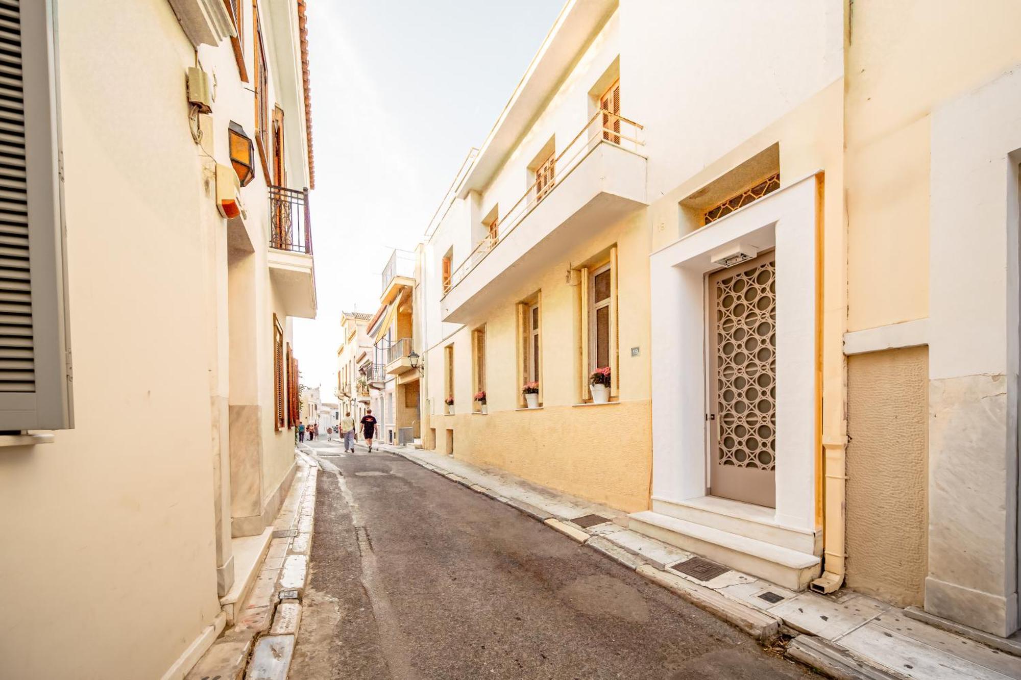 Ferienwohnung Oikia Tripodon Athen Exterior foto